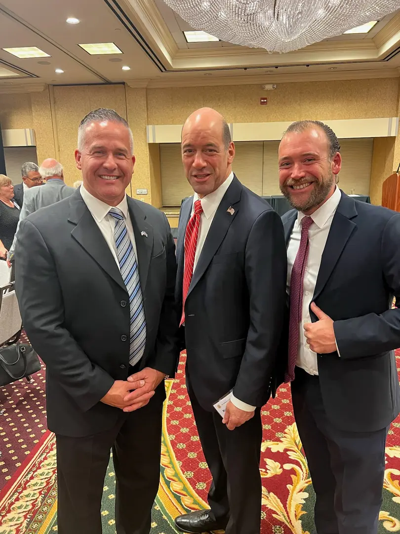 Sean Noonan with Bob Berlin, DuPage County State's Attorney